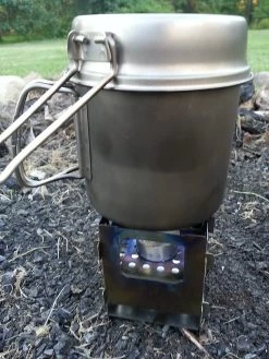 Bushcraft Essentials Bushbox Titanium Outdoor Pocket Stove -Outdoor Camping 20150920 182720