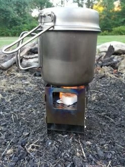 Bushcraft Essentials Bushbox Titanium Outdoor Pocket Stove -Outdoor Camping 20150920 183432