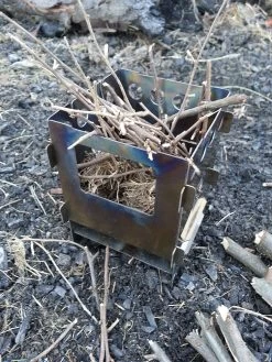 Bushcraft Essentials Bushbox Titanium Outdoor Pocket Stove -Outdoor Camping 20150920 184508
