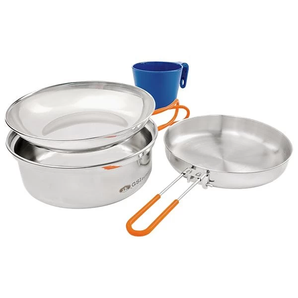 GSI Outdoors Glacier Stainless Steel Mess Kit 5 GSI Outdoors Glacier Stainless Steel Mess Kit - Image 5