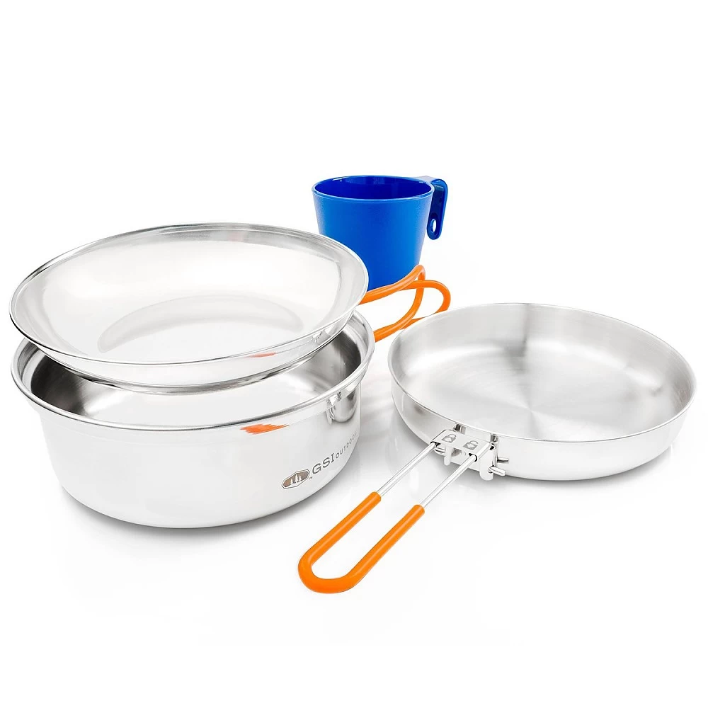 GSI Outdoors Glacier Stainless Steel Mess Kit 6 GSI Outdoors Glacier Stainless Steel Mess Kit - Image 6