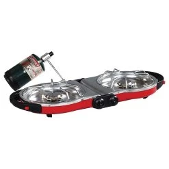 Coleman PerfectFlow InstaStart Fold N Go 2-Burner Stove -Outdoor Camping image 2495