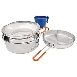 GSI Outdoors Glacier Stainless Steel Mess Kit 18 GSI Outdoors Glacier Stainless Steel Mess Kit -Outdoor Camping image 2992