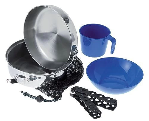 GSI Outdoors Glacier Stainless Steel Mess Kit 10 GSI Outdoors Glacier Stainless Steel Mess Kit - Image 10