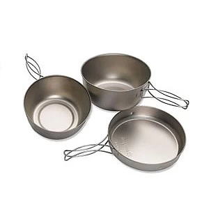 Snow Peak Titanium Cookset, 3 Piece 6 Snow Peak Titanium Cookset, 3 Piece - Image 6