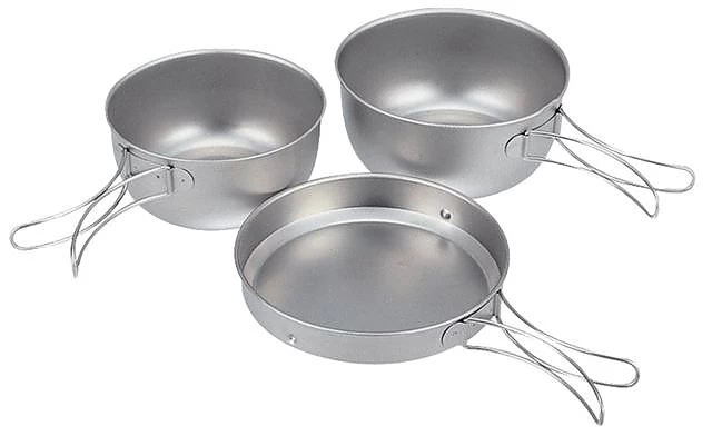 Snow Peak Titanium Cookset, 3 Piece 2 Snow Peak Titanium Cookset, 3 Piece - Image 2